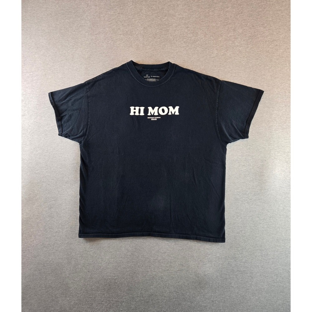 Midnight Studios Lil Wayne T-Shirt Men XL‎ Black Tha Carter V Hi Mom Graphic Tee